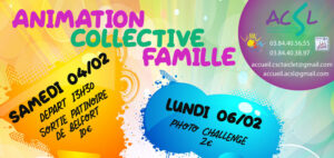 Animation Collective Famille - Programme vacances Février