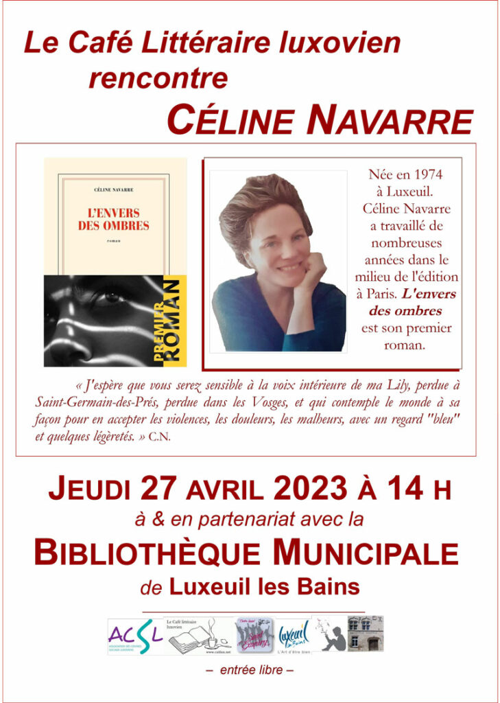 Le Café Littéraire rencontre Céline Navarre