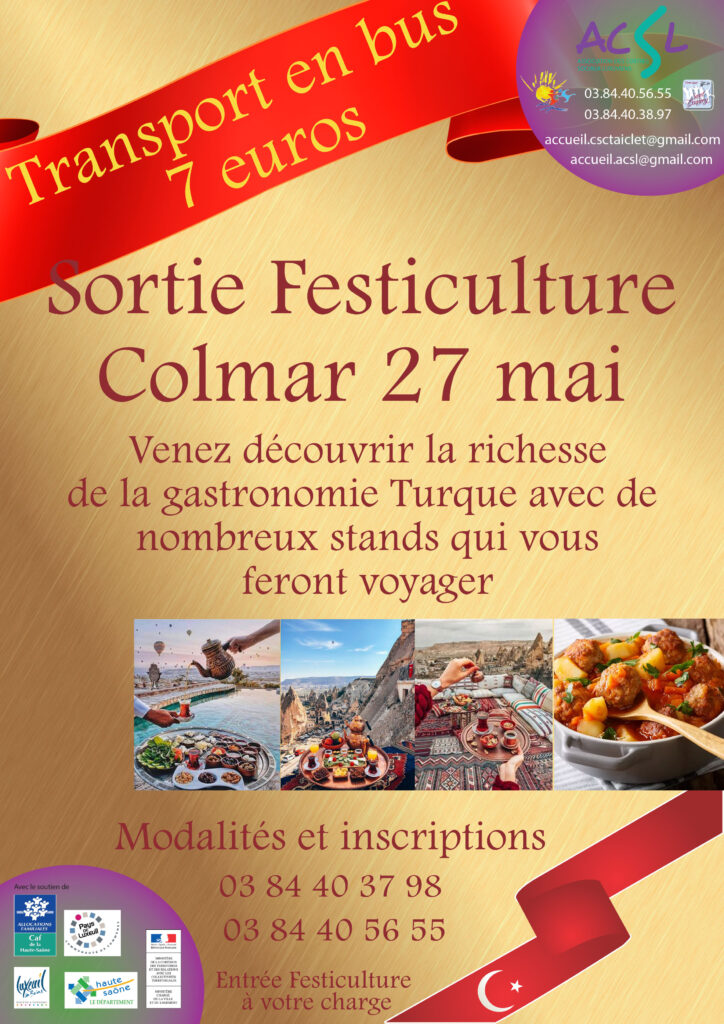 Sortie Festiculture Colmar - 27 mai