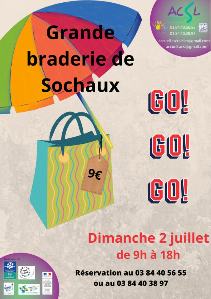 Sortie à la Grande Braderie de Sochaux - Dimanche 2 juillet - 9h/18h