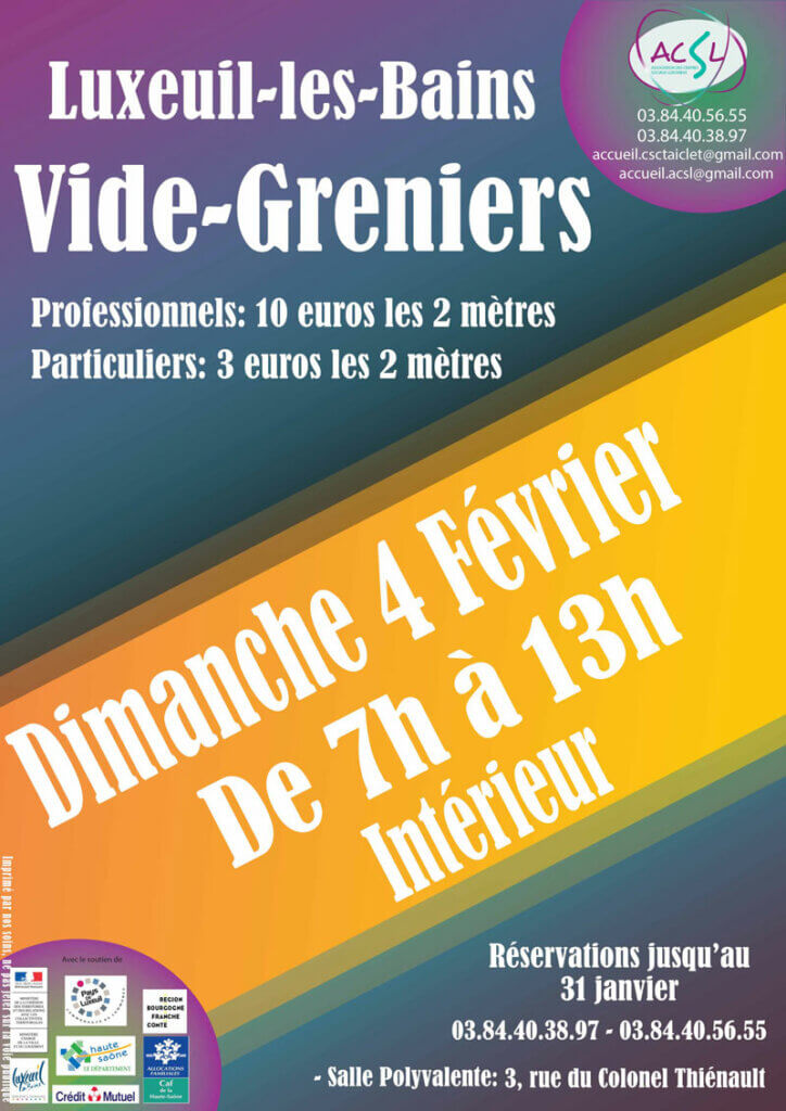 Visuel du vide-greniers du 4 février 2024