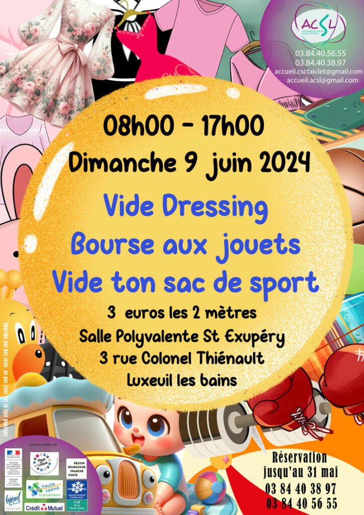 Visuel vide dressing du 9 juin 2024